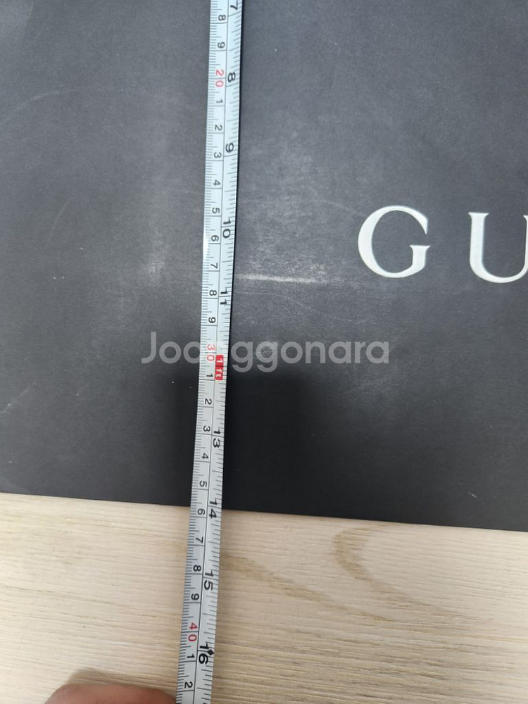 [상태A+] 구찌 대형 블랙 쇼핑백 (48X36X17)--5