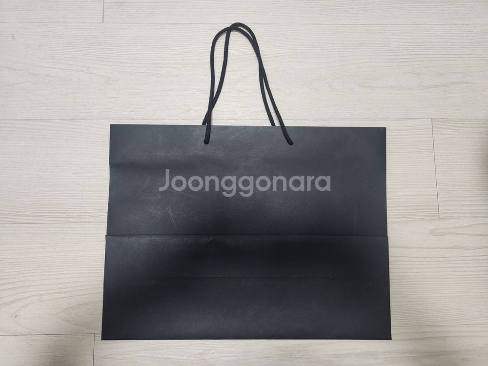 [상태A+] 구찌 대형 블랙 쇼핑백 (48X36X17)--2