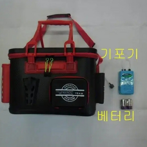 고급밑밥통겸살림통40cm+기포기(베터리포함)
