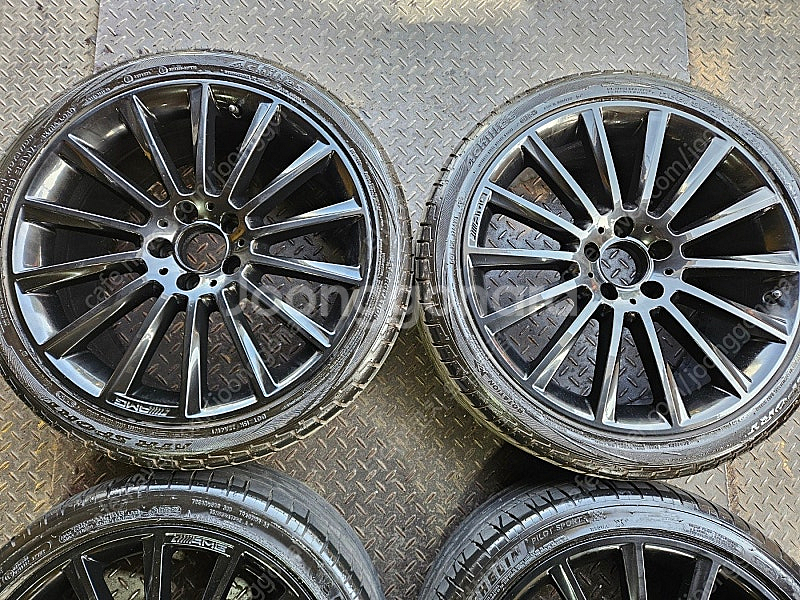 19인치 벤츠C클래스 쿠페 AMG 마차 유광블랙 순정휠...--6