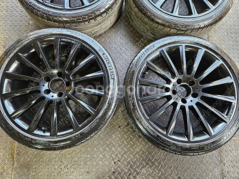 19인치 벤츠C클래스 쿠페 AMG 마차 유광블랙 순정휠...--7