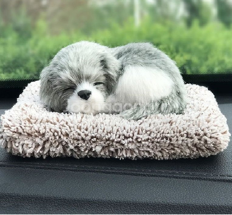 새 허스키 차량용 미니 강아지 제습 인형 활성탄 탈취--0
