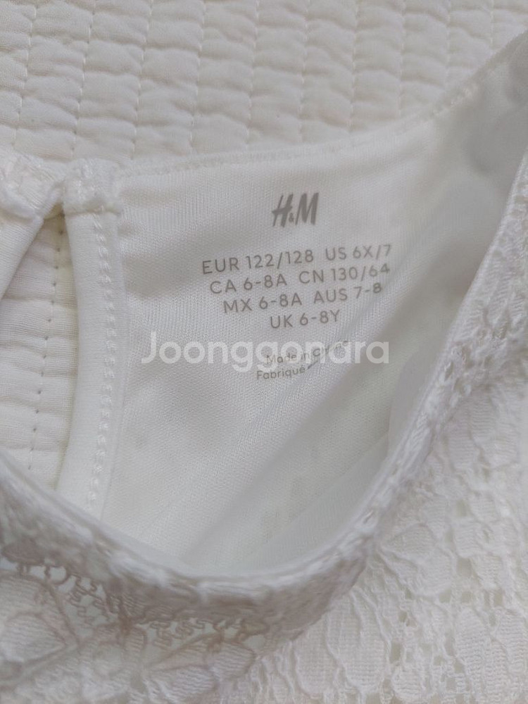 H&M 여아드레스 여아원피스 화동원피스 화동드레스--2