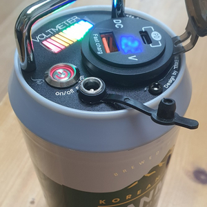캠핑 갬성 맥주캔 파워뱅크 맥뱅(12.6V 12A)