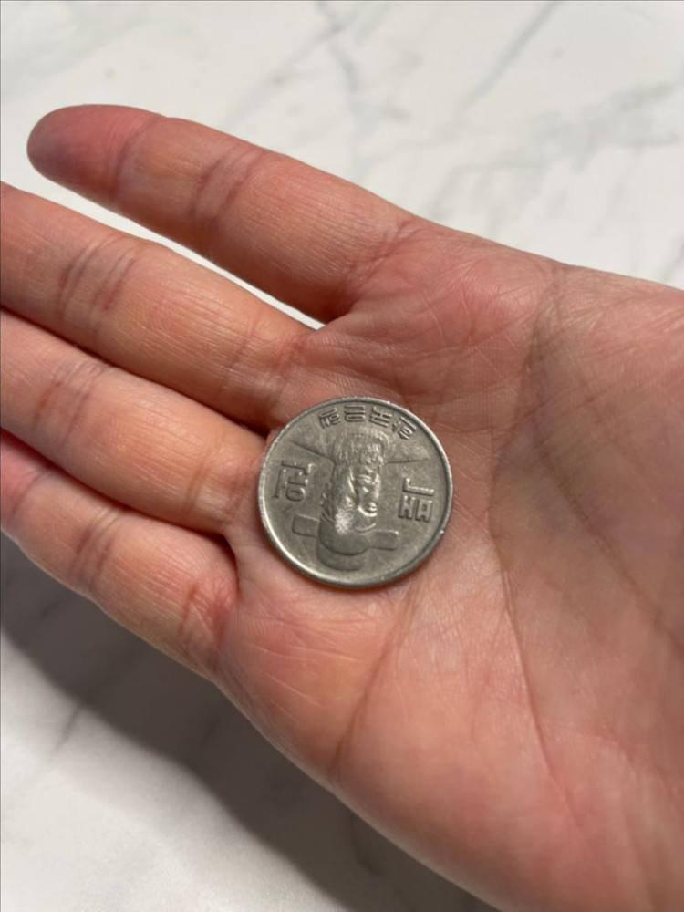 1979년 100원 동전 이미지