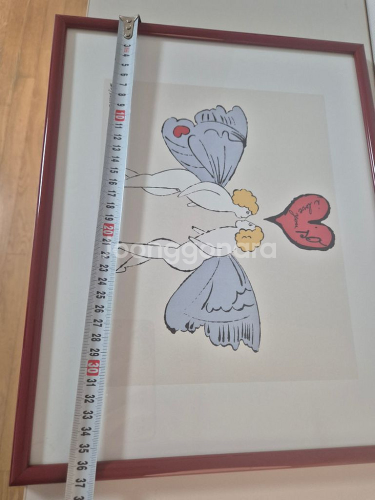 앤디워홀 i love you so 액자--4
