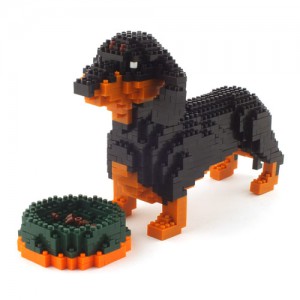 Dachshund 닥스훈트 동물블럭 (미니블럭)--0
