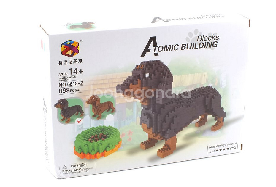 Dachshund 닥스훈트 동물블럭 (미니블럭)--1
