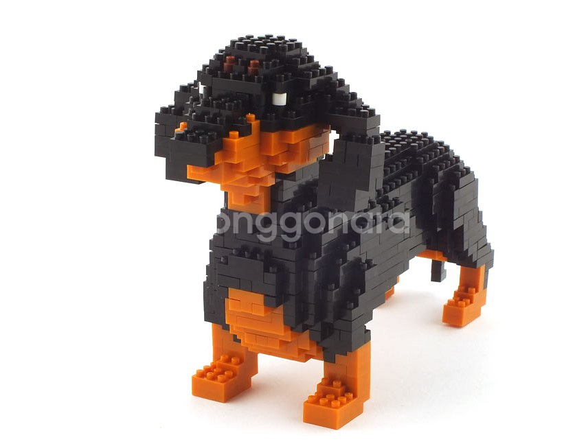 Dachshund 닥스훈트 동물블럭 (미니블럭)--3