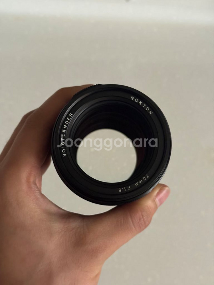 보이그랜더 NOKTON 75mm F1.5 캐논 RF--1