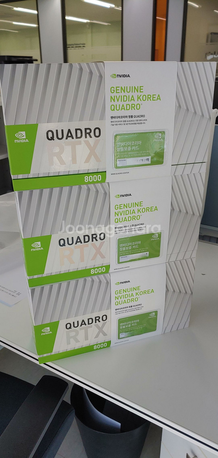 NVIDIA Quadro RTX8000 48GB. 2개--2
