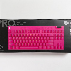 로지텍 pro x rapid tkl 마젠타 미개봉