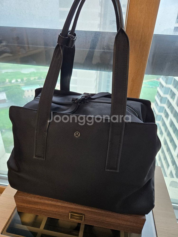 룰루레몬 블랙 여행가방 민트급 싸게 팔아요!--6