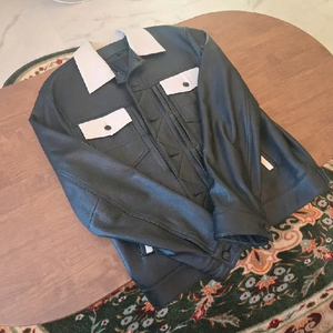 스페로네 가죽 트러커자켓 xl