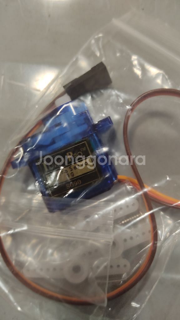 서보모터 sg90 fs90r 배터리홀더 DC모터 새상품--0