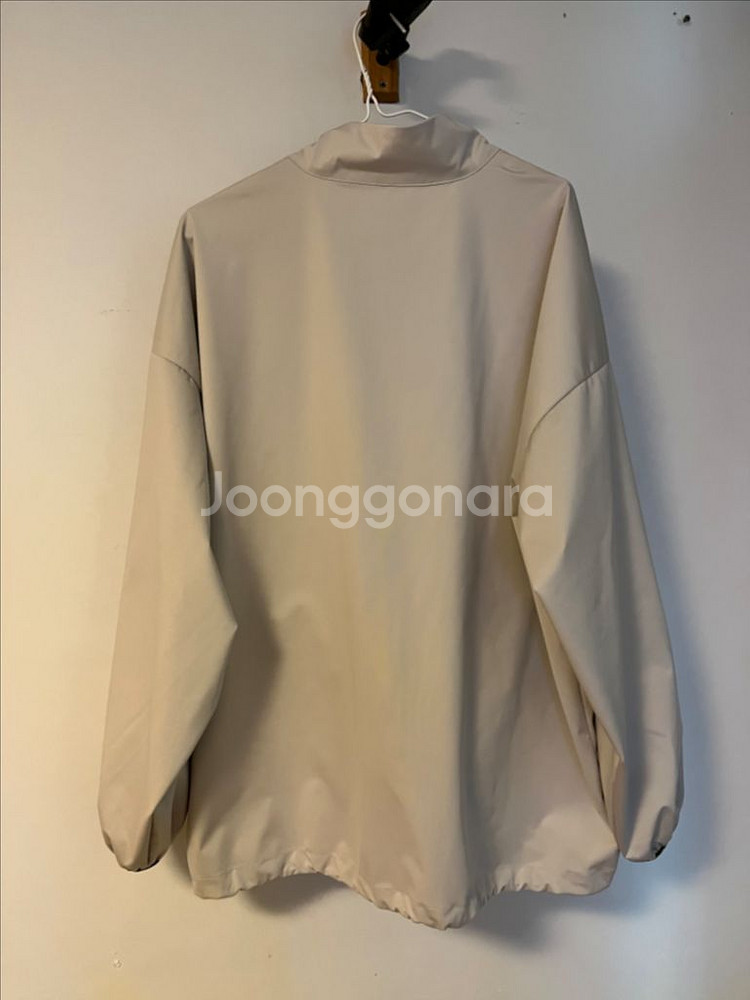 블랙툴라 오버핏 하프집업 땀복 XL 애쉬아이보리(택포)--2