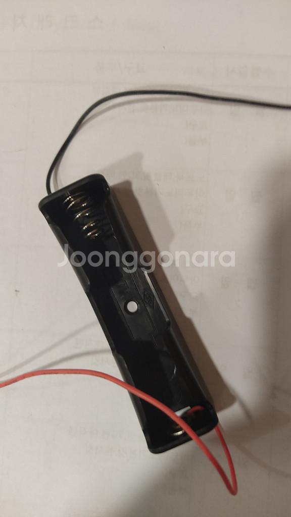 서보모터 sg90 fs90r 배터리홀더 DC모터 새상품--5