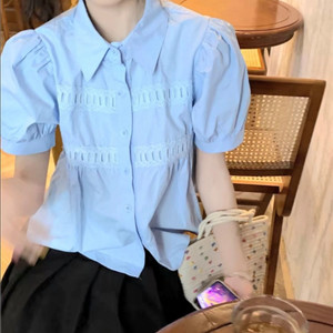퍼프 블라우스