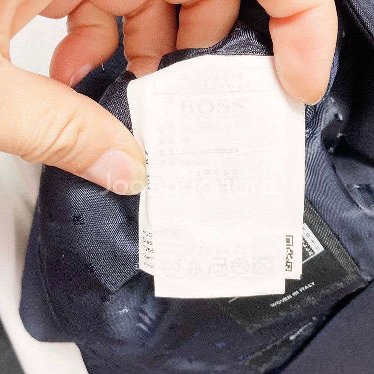 휴고보스 남성정장세트 네이비 상100 하33 진스센스--1