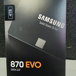 (미개봉)삼성 870 EVO 4TB SSD MZ-77E