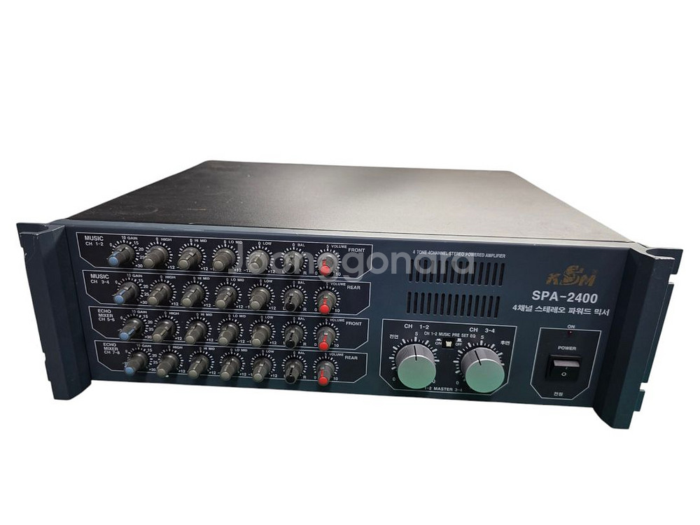 K.S.M SPA-2400(4CH)고출력앰프--0