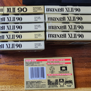 막셀 maxell XL II 90 고급 크롬 공테이프