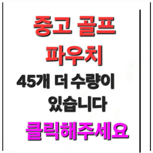 골프백 주머니 백 가방 파우치 (40개 더^^) B