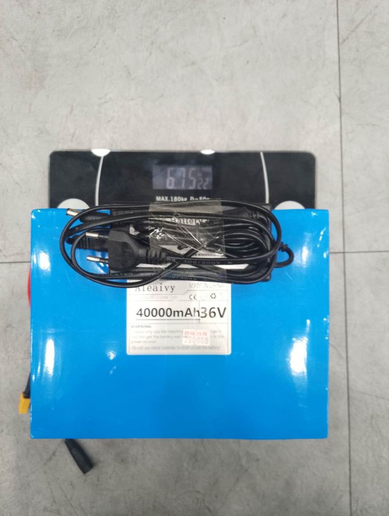 Aleaivy 40000mAh 36V 배터리 새상품