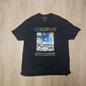 콜드플레이 티셔츠 2XL