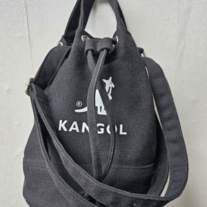 KANGOL 캉골 버킷백 엘리스 캔버스 복조리백
