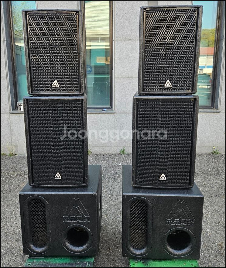 마스터오디오 15" 우퍼,12인치,10인치 중고스피커--2
