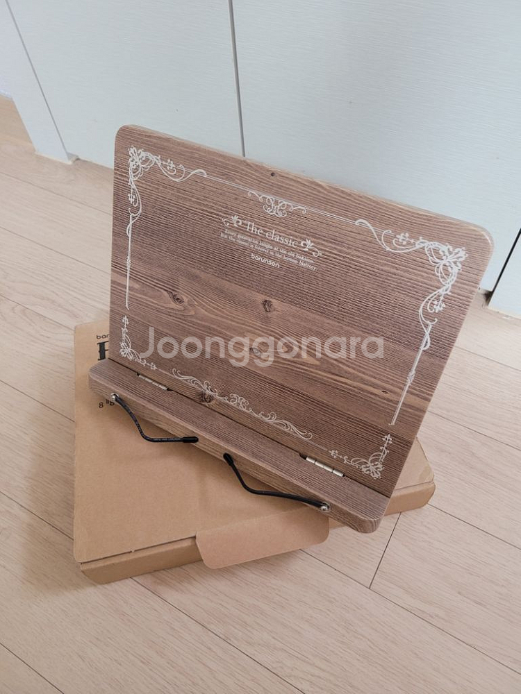 바른손 엔틱우드 독서대 30 x 24 cm--9