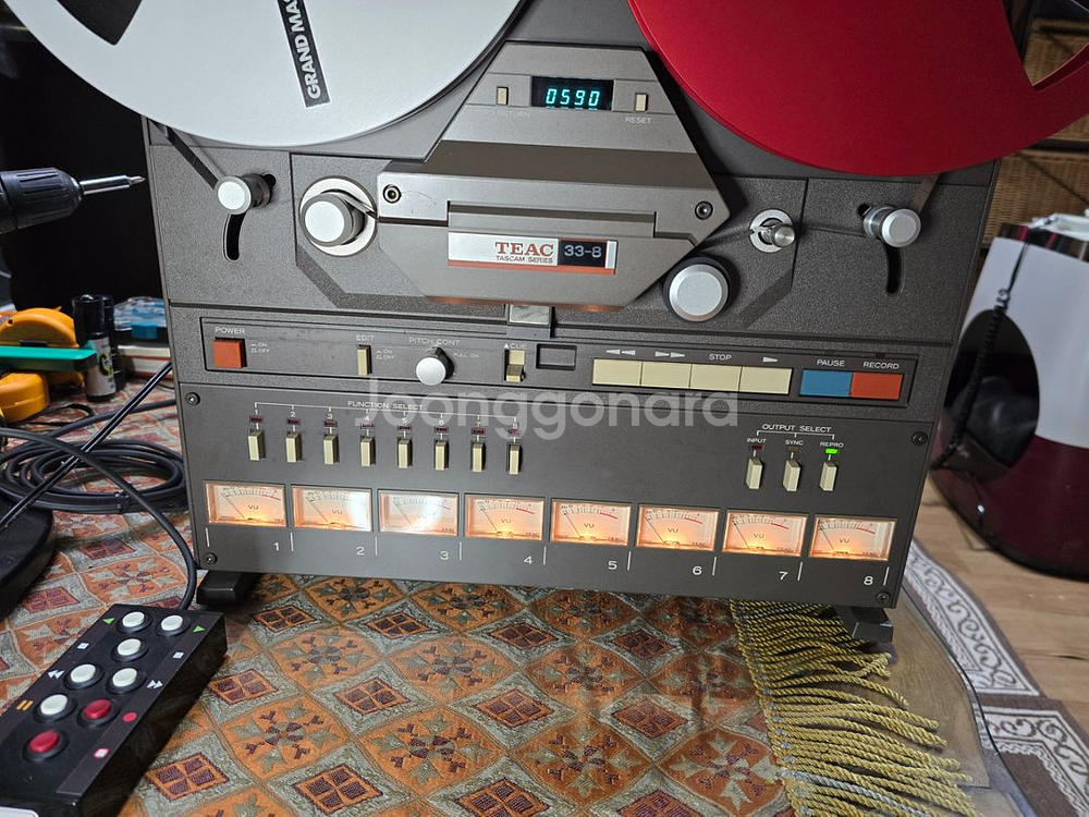 TEAC 33-8 8트랙 릴데크--2