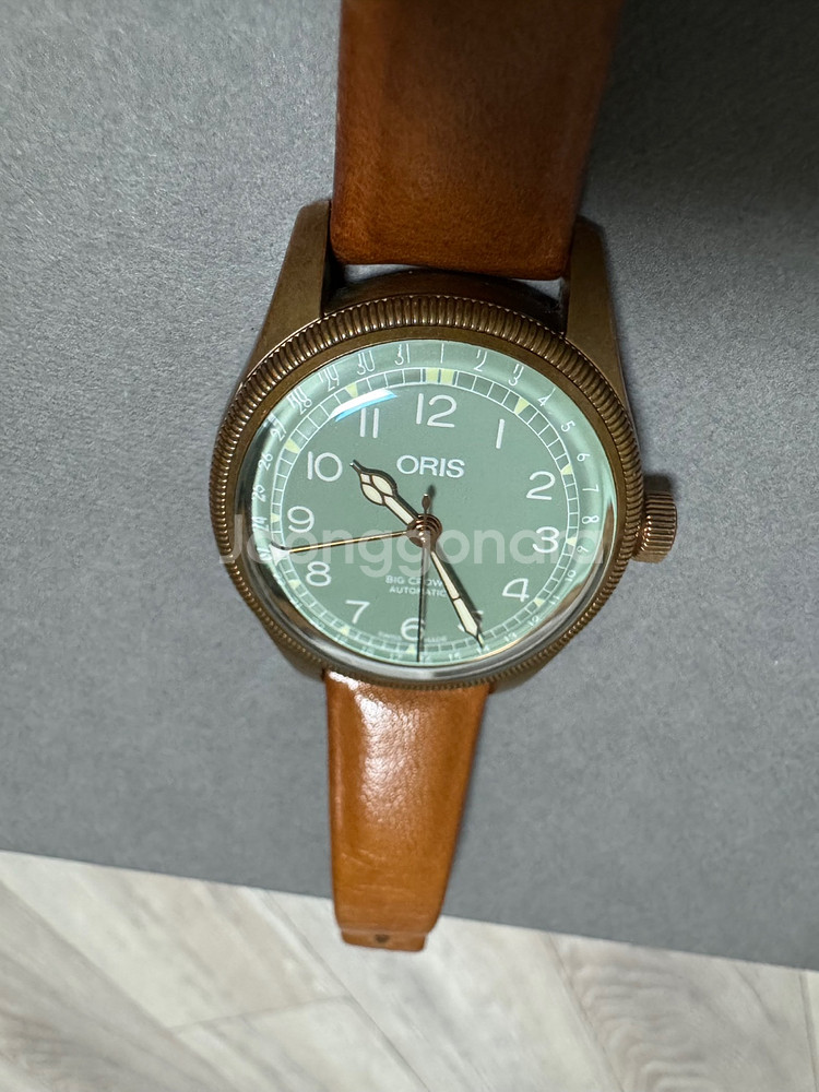 오리스 빅크라운 포인터 데이트 브론즈 36mm--4