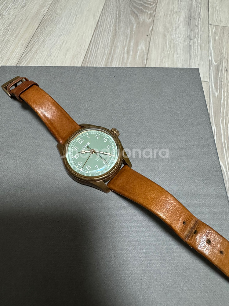 오리스 빅크라운 포인터 데이트 브론즈 36mm--7