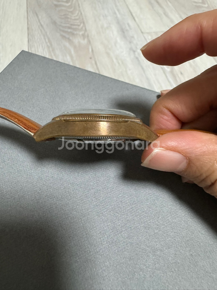 오리스 빅크라운 포인터 데이트 브론즈 36mm--6