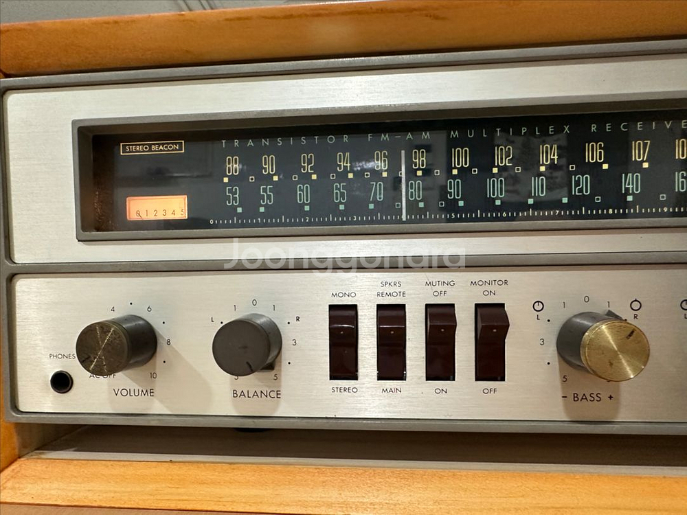 Fisher(피셔) 220T(110v) 녹턴형 리시버--3