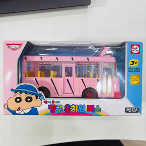 정품)짱구 유치원버스 풀백카 토이 짱구는못말려