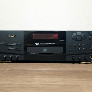인켈 CD 플레이어,노래방 기능,리모컨 포함
