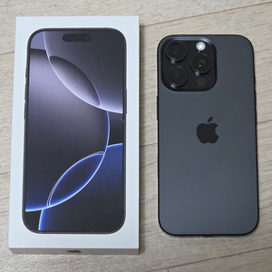 아이폰 16 Pro 블랙 티타늄 256GB