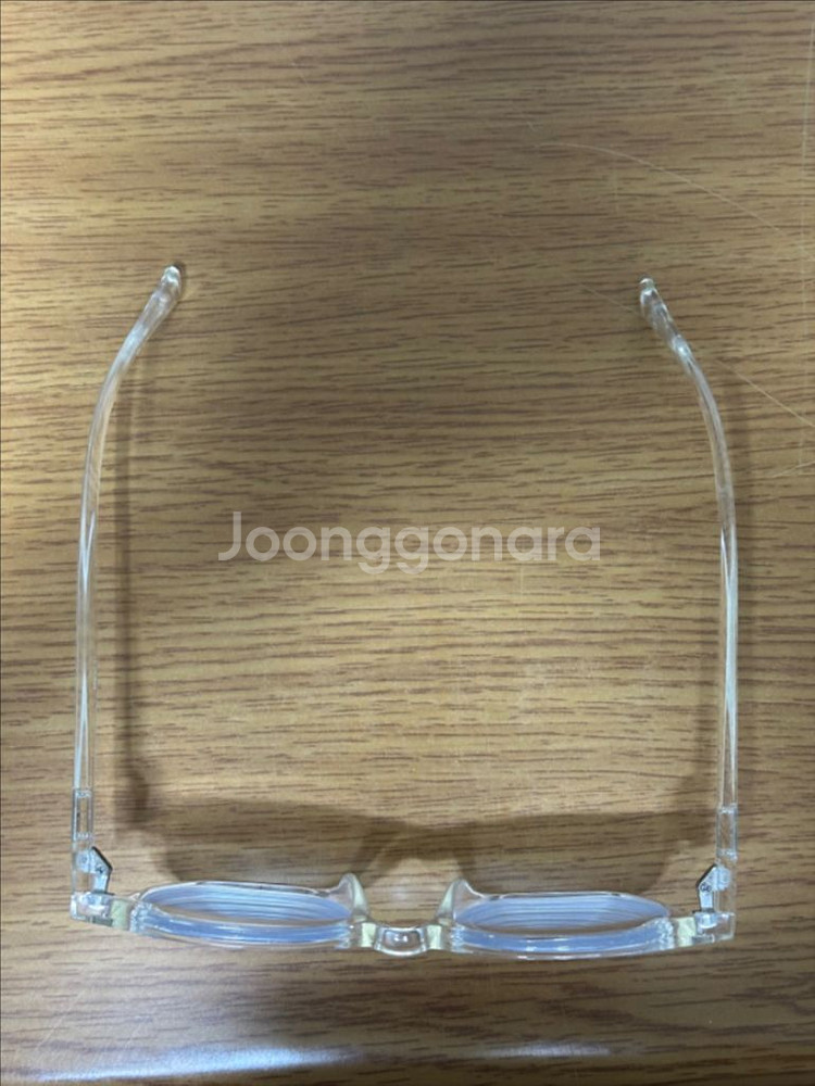 투명 뿔테안경--1