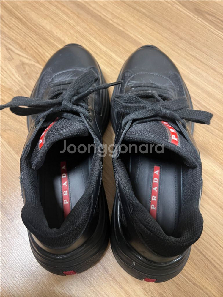프라다 아메리카컵 블랙 uk7 260-270--4