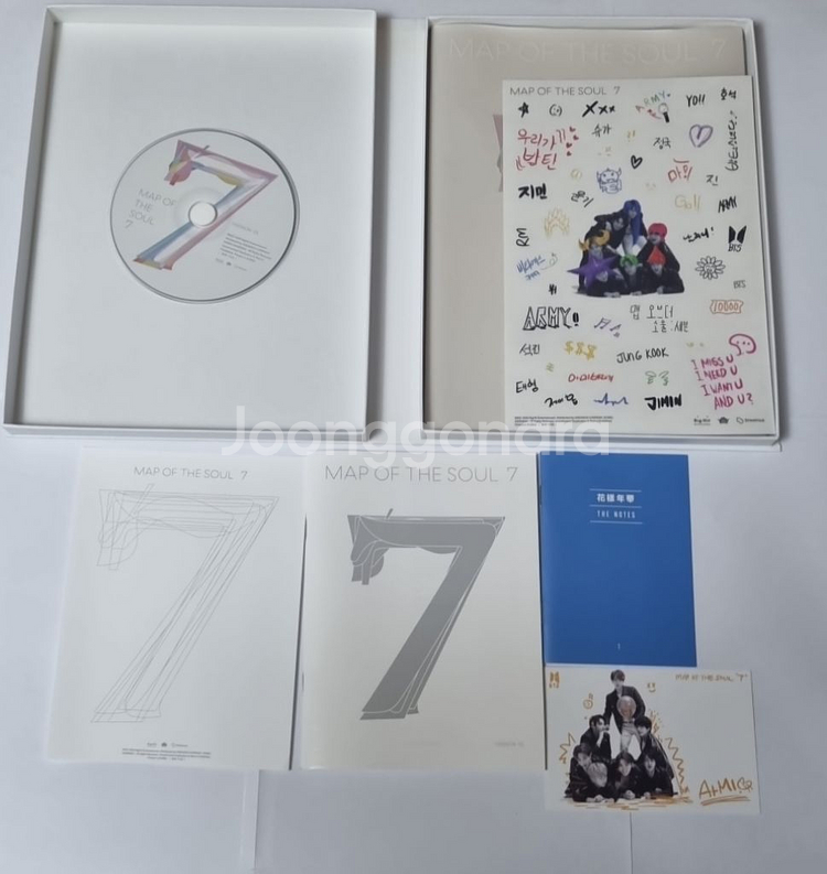 포스터 포카O 방탄 맵솔 7 제이홉 RM 정국 슈가--1