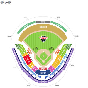 5월 17일(토) 기아 vs 두산 3루 K5 124블록