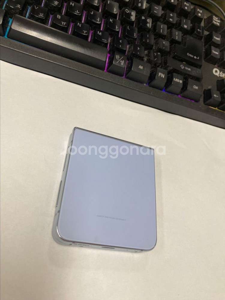 SK 갤럭시Z플립4 블루 외관깨끗 256G 무잔상급 점--1