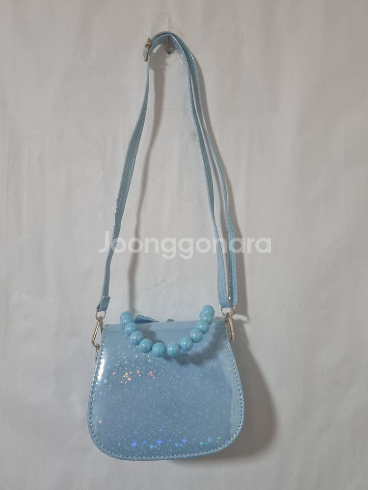 겨울왕국 엘사 리본 펄 LED 크로스백 2개 전부--4