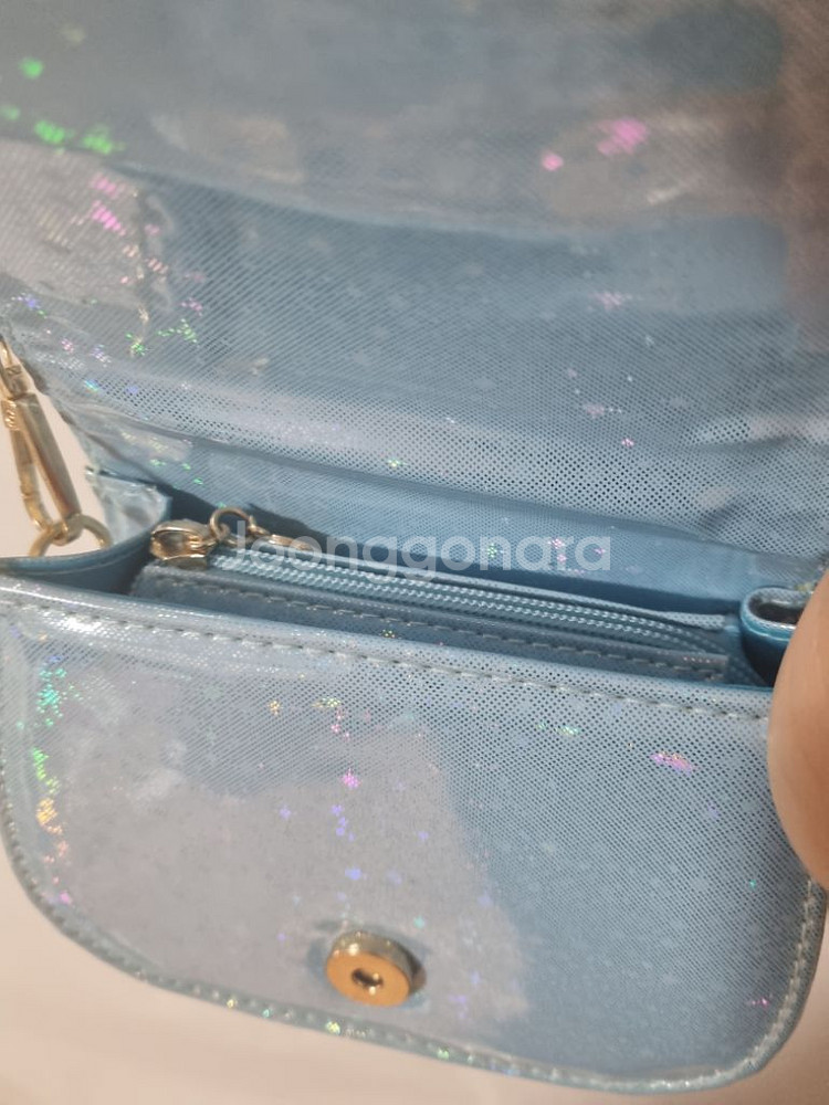 겨울왕국 엘사 리본 펄 LED 크로스백 2개 전부--5