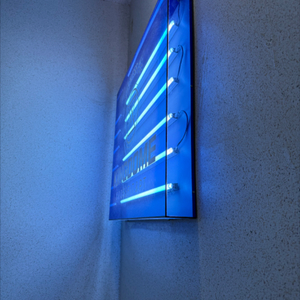 LED 간판 파란색