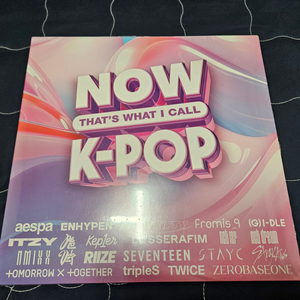 NOW K-POP 케이팝 모음집 lp 미개봉