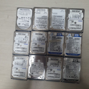 노트북 hdd 320g 12개 35000